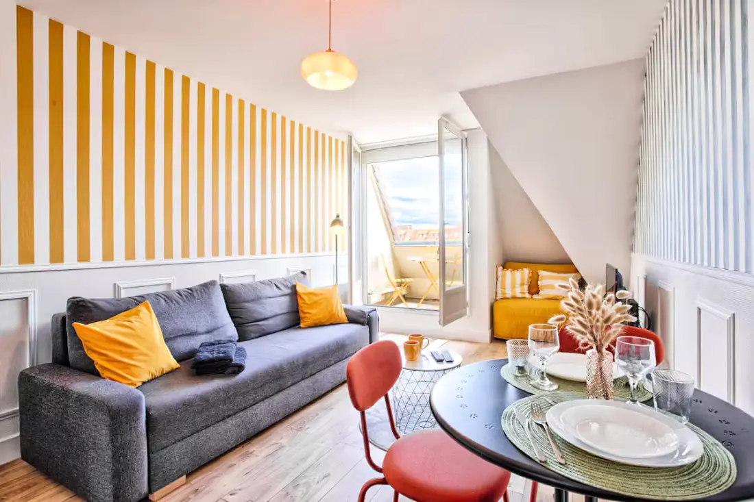 Charmant Studio Avec Balcon à Villers-sur-mer