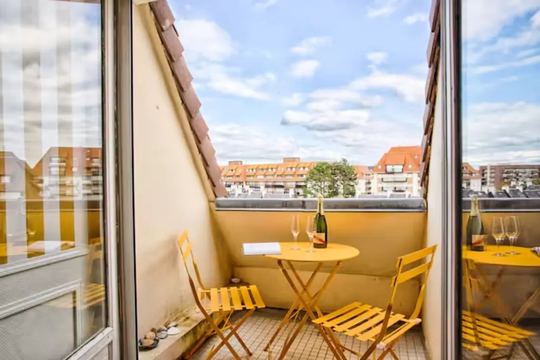 Charmant Studio Avec Balcon à Villers-sur-mer