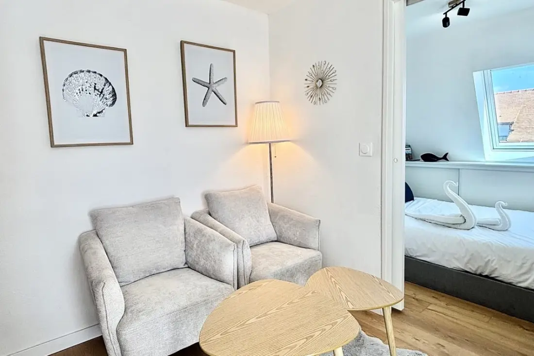 Lumineux, à 100m De La Mer Avec Balcon &amp; Parking