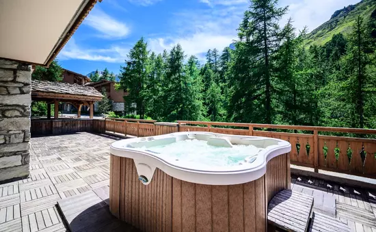 Wasserfall-Chalet