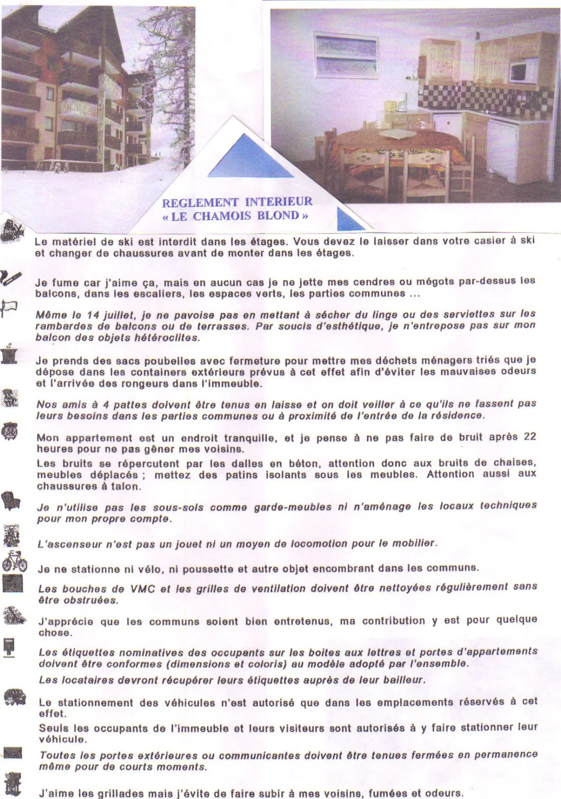 Résidence Le Chamois Blond