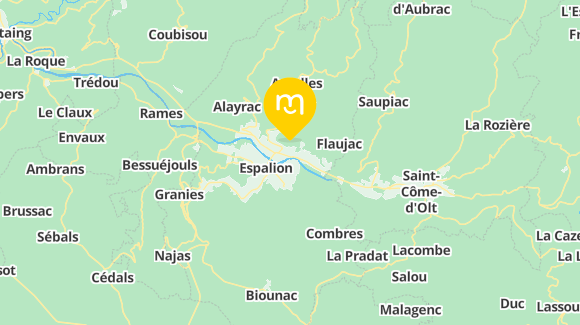 Voir la carte et les moyens de transport