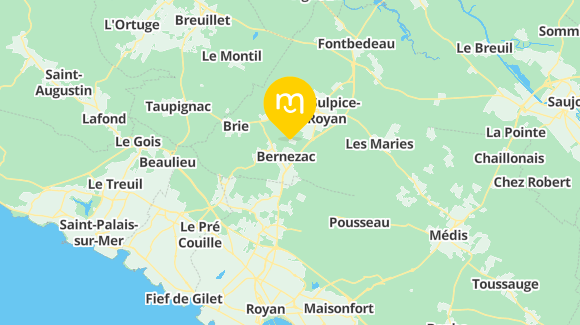Voir la carte et les moyens de transport