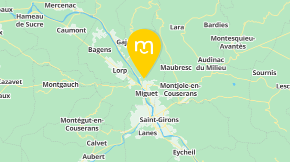 Voir la carte et les moyens de transport